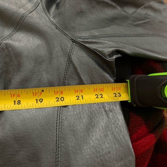 Vintage Reversible Suede Leather Jacket Lightweight Woman’s Blue Retro Shacket - Picture 16 of 16